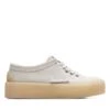 Clarks Tor Hoop Off White Suede
