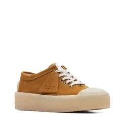 Clarks Tor Hoop Tan Suede -Clarks Shoes Store 26172601 W 2