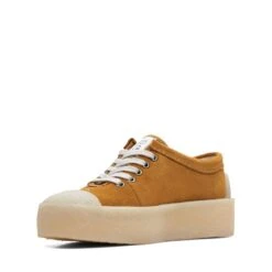 Clarks Tor Hoop Tan Suede -Clarks Shoes Store 26172601 W 4