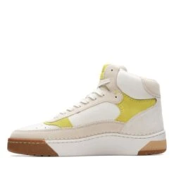 Clarks Craft Court Top White Multi -Clarks Shoes Store 26172677 W 5