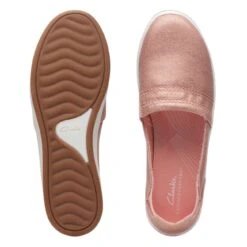 Clarks Breeze Step II Pink Metallic -Clarks Shoes Store 26172782 W 7