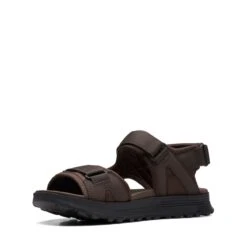 Clarks ATL Trek Sun Brown Combi -Clarks Shoes Store 26172814 W 4