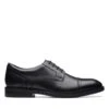 Clarks Un Hugh Cap Black Leather 1 Clarks Un Hugh Cap Black Leather -Clarks Shoes Store 26172836 W 1