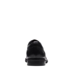 Clarks Un Hugh Cap Black Leather -Clarks Shoes Store 26172836 W 6