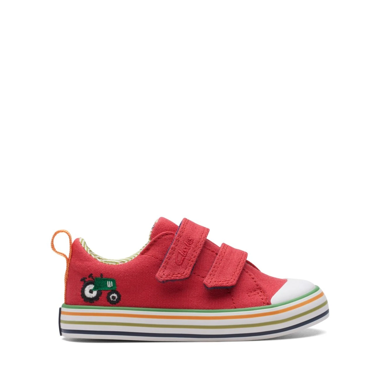 Clarks Foxing Tor Lo Toddler Red 3 Clarks Foxing Tor Lo Toddler Red