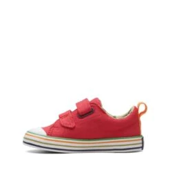 Clarks Foxing Tor Lo Toddler Red 19 Clarks Foxing Tor Lo Toddler Red -Clarks Shoes Store 26173001 W 5