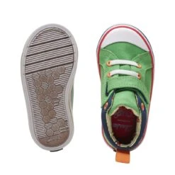 Clarks Foxing Tor Hi Toddler Green -Clarks Shoes Store 26173004 W 7