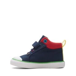 Clarks Foxing Tor Hi Toddler Navy Combination 23 Clarks Foxing Tor Hi Toddler Navy Combination -Clarks Shoes Store 26173005 W 5