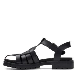 Clarks Orinoco Band Black Leather -Clarks Shoes Store 26173526 W 5