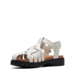 Clarks Orinoco Band Off White Leather 12 Clarks Orinoco Band Off White Leather -Clarks Shoes Store 26173528 W 4