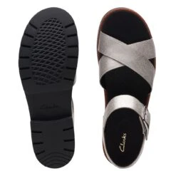 Clarks Orinoco Strap Silver Metallic -Clarks Shoes Store 26173529 W 7