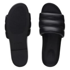 Clarks Pure Soft Black Leather -Clarks Shoes Store 26173700 W 7