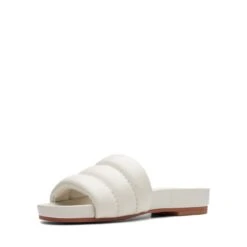 Clarks Pure Soft Off White Leather -Clarks Shoes Store 26173701 W 4